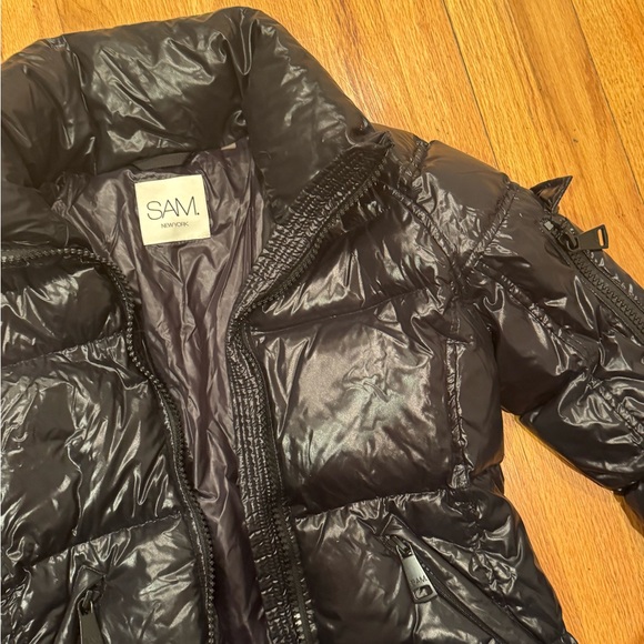 SAM. Black Puffer Jacket - Picture 4 of 6
